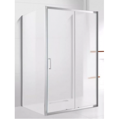 Душевой уголок Cezares Molveno (MOLVENO-AH-12-110/90-P-Cr) 110x90 см, профиль хром/стекло рифленое 0