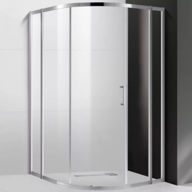 Душевой уголок Cezares Molveno (MOLVENO-R-11-100+20-C-Cr-IV) профиль хром/стекло прозрачное 0