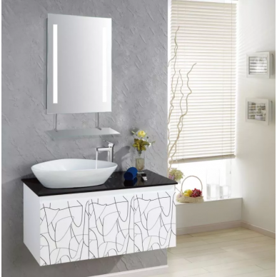 Зеркало Welt Wasser Sofie 6080-4BS (60x80 см) розетка, полка, подогрев, подсветка, часы, Bluetooth 0