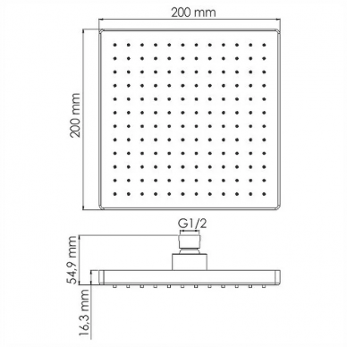 Душевая система Wasserkraft Exter (A12610) cветлая бронза 11
