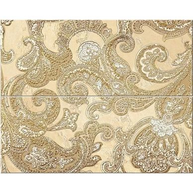 Sfumato Beige Paisley панно (комплект 2шт) 50.5x40.2 0