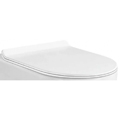 Крышка-сиденье Black & White для унитаза W-701, ультратонкое, с микролифтом 0