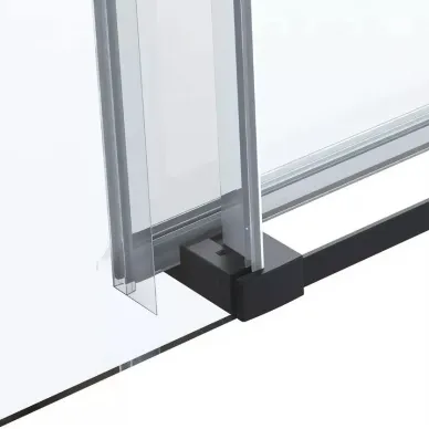 Душевой уголок Vincea Como Soft (VSR-1CS9014CLB) 140х90х195 см, профиль черный/стекло прозрачное 9