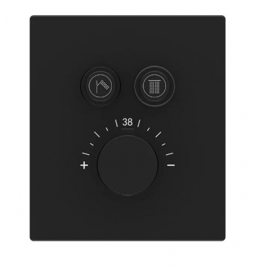 Душевая система Vincea Inspire (VSFW-3I21T2MB) встраиваемая термостатическая, двухрежимная, чёрный матовый 7