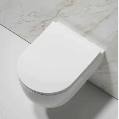 Унитаз подвесной Ceramicanova Modena Rimless CN6063, белый глянцевый, с сиденьем микролифт 5