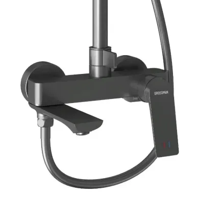 Душевая система Grossman Galaxy (500.K35.01.420) графит сатиновый 5