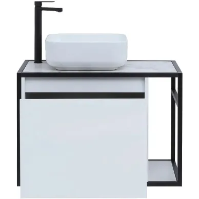 Тумба для ванной Aquanet Nova Lite Loft 261650 левая, 75 см, белый глянец 6