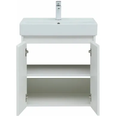 Тумба для ванной Aquanet Nova Lite 298847 60 см, белая глянцевая 7