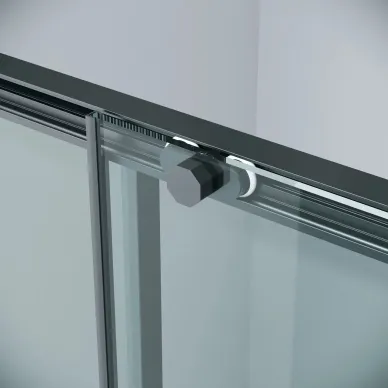Душевой уголок Grossman Style 100х80х195 см, стекло прозрачное/профиль чёрный матовый 5