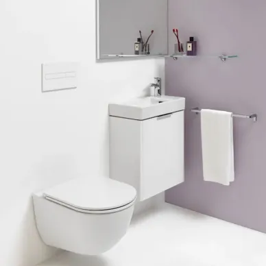 Laufen Pro Унитаз подвесной, безободковый, 53х36х34см., покрытие LLC, цвет: белый 17