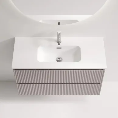 Тумба для ванной Sancos Snob R SNR90/39SM 90см, Doha Soft 5