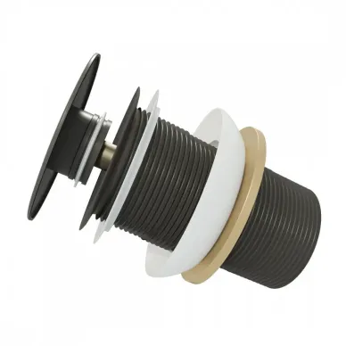 Сливной набор для раковины Teymi Solli T140206 без перелива, click-clack, графит матовый 9