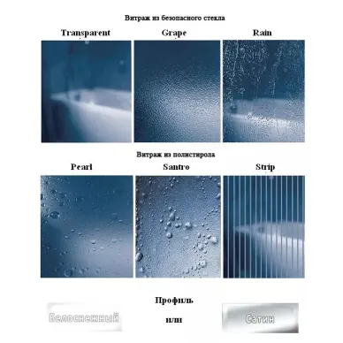 Душевая дверь Ravak Blix BLDP2 (0PVD0C00Z1) (110 см) профиль блестящий стекло прозрачное 5