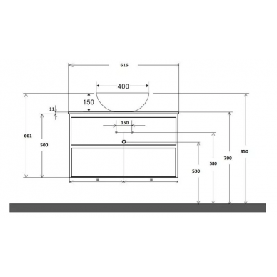Комплект мебели для ванной Belbagno SET-KRAFT 60 (SET-KRAFT-600-PP-C-BB344-LOY) Pino Pasadena 1