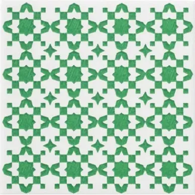 WW91L3 Green On White Wonder Lux 3 20x20 0