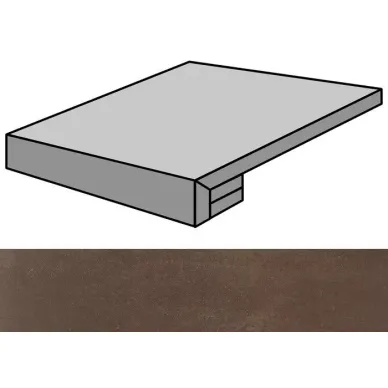 Microcement Brown Lappato Gradone Rec 59.55x59.55 0