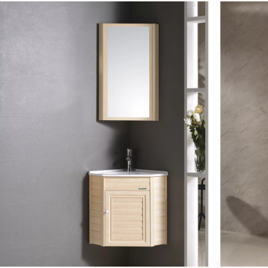 Тумба с раковиной River Vita 420 BG (42 см) + зеркальный шкаф (32х32х70 см) 0