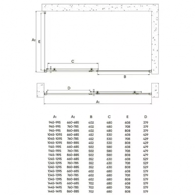 Душевой уголок Veconi Rovigo RV072 (RV072-13070-01-C4) 130x70 см, профиль хром/стекло прозрачное 7