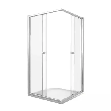 Душевой уголок Good Door Lira CR-100-C-CH (100x100) профиль хром/стекло прозрачное 1