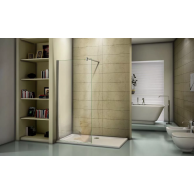 Душевая перегородка Good Door Walk-In SP-70-C-CH (70х195 см) профиль хром/стекло прозрачное 0