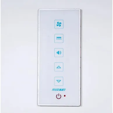 Душевая кабина DTO D D08SLED 80x80x220 см, с электрикой и LED подсветкой 22