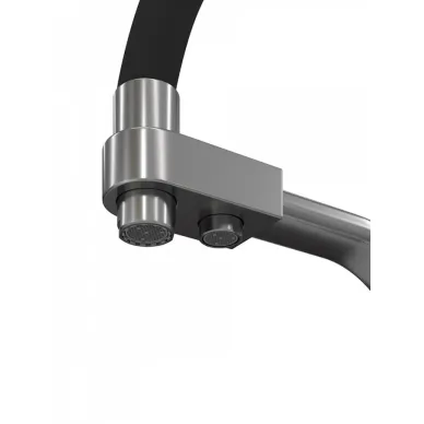 Смеситель для кухни Teymi Solli T10271 оружейная сталь/чёрный 12