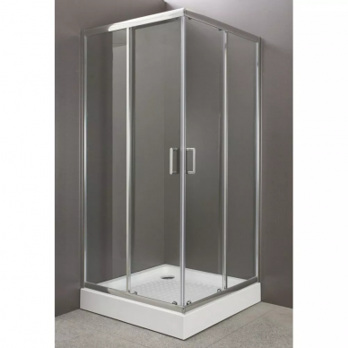 Душевой уголок BelBagno Uno A2 (80 см) (прозрачное стекло) 0