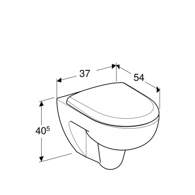 Инсталляция Geberit Duofix (458.124.21.1) в комплекте с унитазом Renova Rimfree (500.801.00.1) микролифт 9