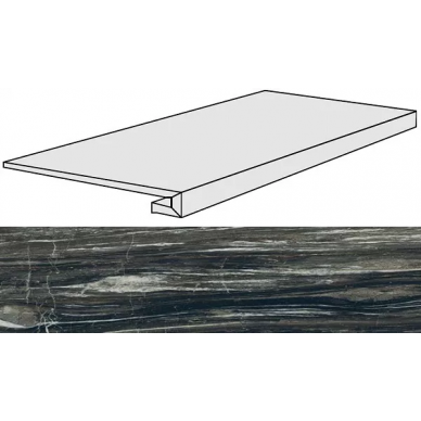 750919 I Classici Brazilian Gradino Glossy 33x120x3 0