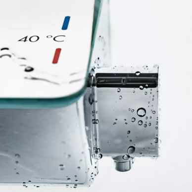 Душевая система Hansgrohe Raindance Showerpipe 360 (27112400) (полка белое покрытие) 5