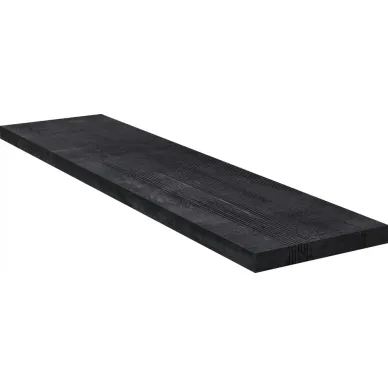 63327 Angolo Dx Gradino C.Retta Black 33x100 0