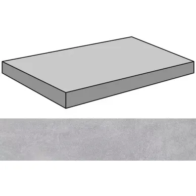 Microcement Grey Lappato Gradone Ang 29.75x59.55 0