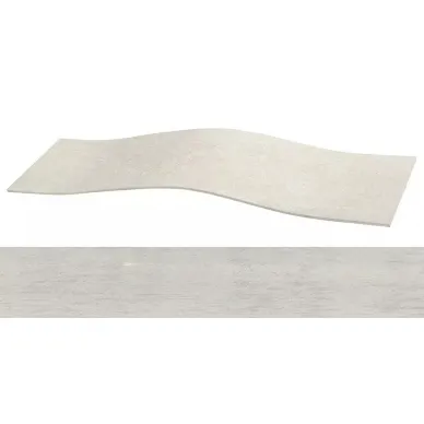Metal 2.0 White Lappato Curve 14.74x89.1 0