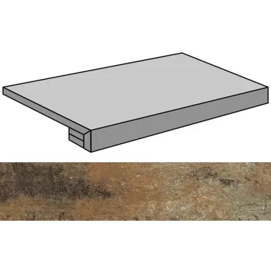 Xtreme Copper Lappato Gradone Rec-60 29.75x59.55 0