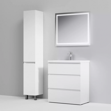 Тумба для ванной Am.Pm Gem S (M91FSX0752WG) (белый глянец) (75 см) 5