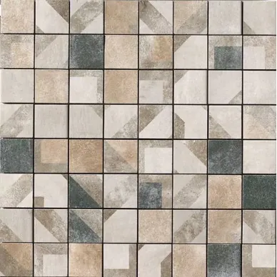 1044625 ANNI MOSAICO TESSERA MIX AURORA/OLIVE 48x48 0
