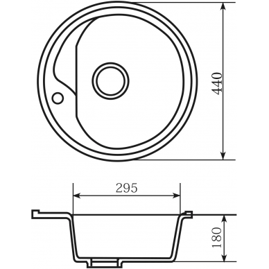 Мойка кухонная Mixline ML-GM10	(525065)	терракотовая 5