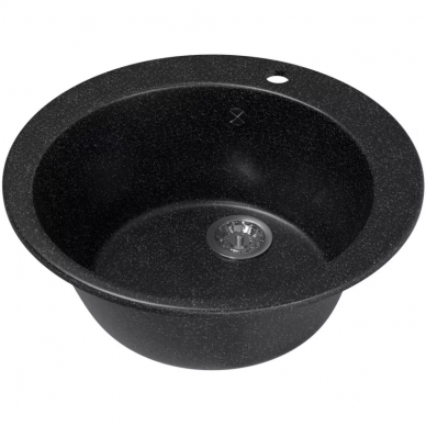 Мойка кухонная Mixline ML-GM13 (525086)	черный 4