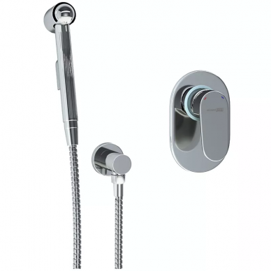 Гигиенический набор Wasserkraft Donau (A15357) хром 6