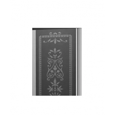Душевая дверь Cezares Magic B12 Royal Palace (100 см) (правая) прозрачное стекло с матовым узором (хром) 1