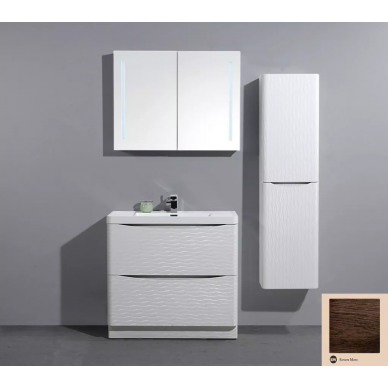 Тумба для ванной Belbagno Ancona-N (ANCONA-N-800-2C-PIA-RW) темное дерево 0
