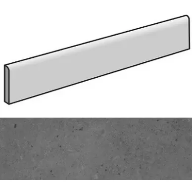 Anarchy Anthracite Natural Rodapie 7.3x89.46 0