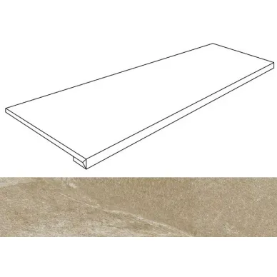 Materia Beige Solid 2cm Top-100 49.75x99.55 0