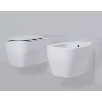 Чаша подвесного унитаза Azzurra Glaze (GLZ100/SOSK) 5