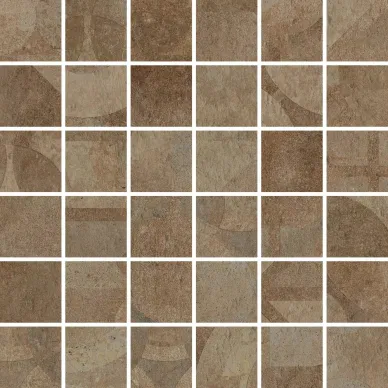 62168 Mosaico Vintage 4,7x4,7 Cotto 30x30 0
