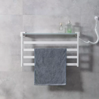 Полотенцесушитель электрический Black & White (N-333W) белый матовый 5