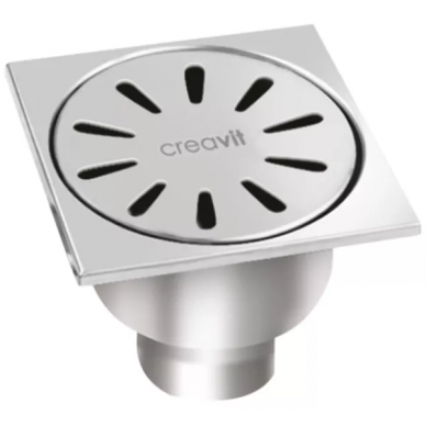 Трап для душа Creavit (FS156A) с вертикальным выпуском 0
