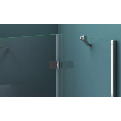 Душевой уголок BelBagno Kraft (KRAFT-P-1-100-C-Cr-R) 100х100 см, прозрачное стекло 7
