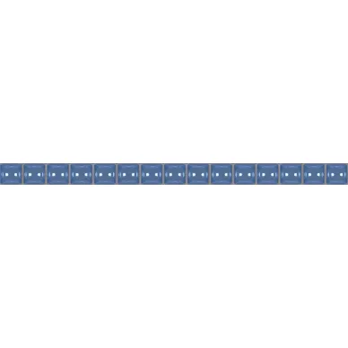 Бордюр Stripes бусинка синий 1,3х20 0