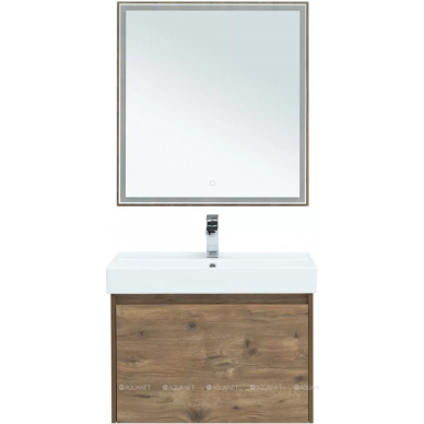 Зеркало Aquanet Nova Lite 75 (00249513) дуб рустикальный LED 5